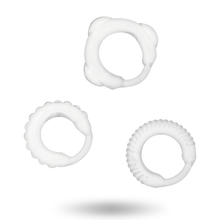 Comprar ADDICTED TOYS Set De 3 Anillos Clear – Diseño Confortable Para Una Experiencia Placentera-Noxtic