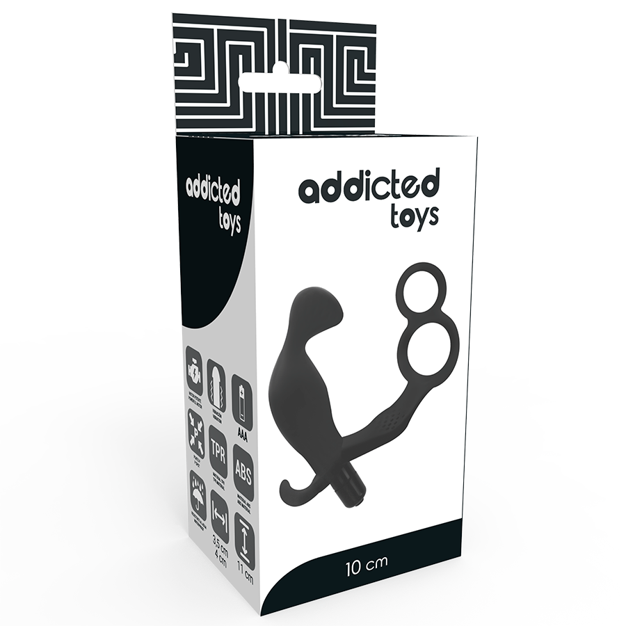 ADDICTED TOYS Plug Anal Con Anilla Doble – Estimulación Innovadora Para Placer Íntimo