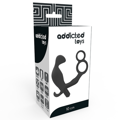 ADDICTED TOYS Plug Anal Con Anilla Doble – Estimulación Innovadora Para Placer Íntimo