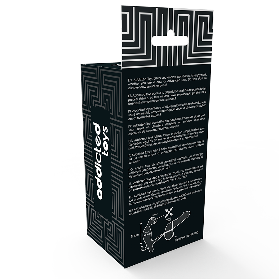 ADDICTED TOYS Plug Anal Con Anilla Doble – Estimulación Innovadora Para Placer Íntimo