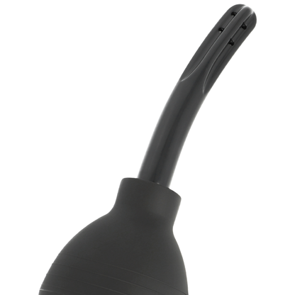ADDICTED TOYS - BLACK ANAL CLEANING SQUEEZE PEAR