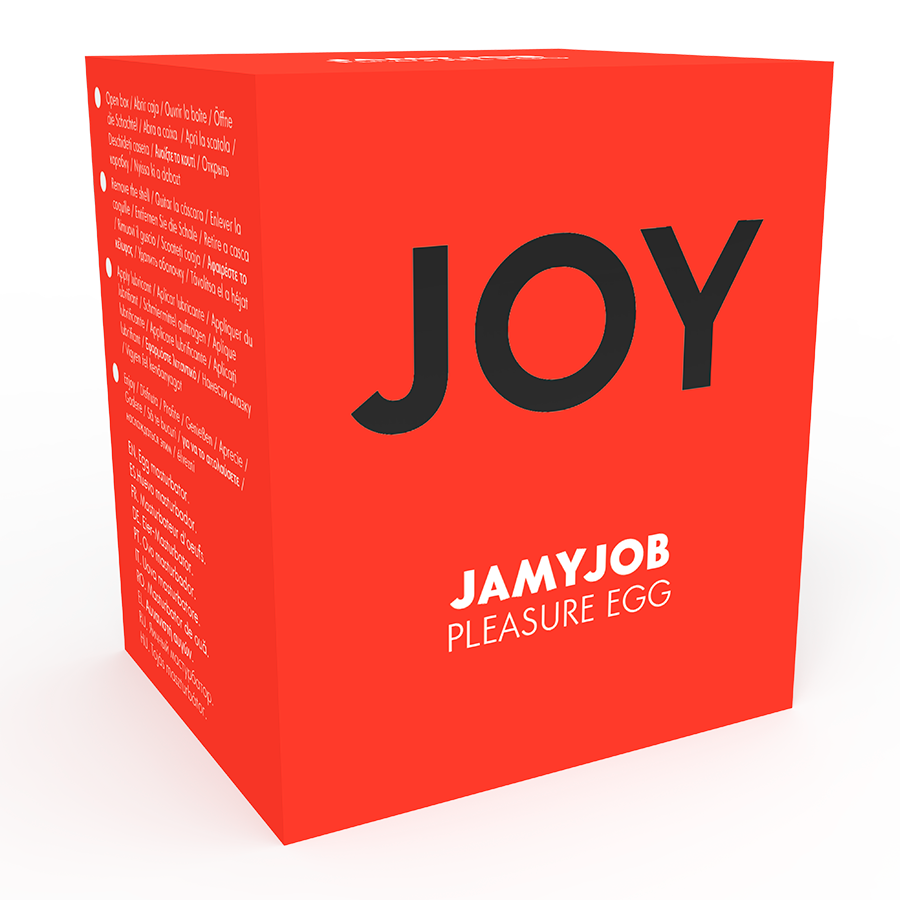 JAMYJOB Discreet Red Joy Egg – Design sicuro con materiale ipoallergenico per il piacere intimo