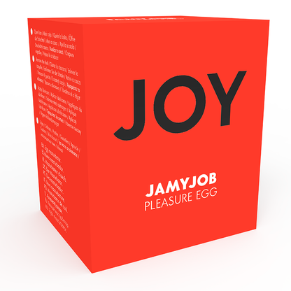 JAMYJOB Discreet Red Joy Egg – Design sicuro con materiale ipoallergenico per il piacere intimo