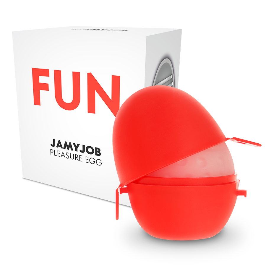 JAMYJOB Discreet Red Egg – Materiale medico regolabile per un piacere personalizzato