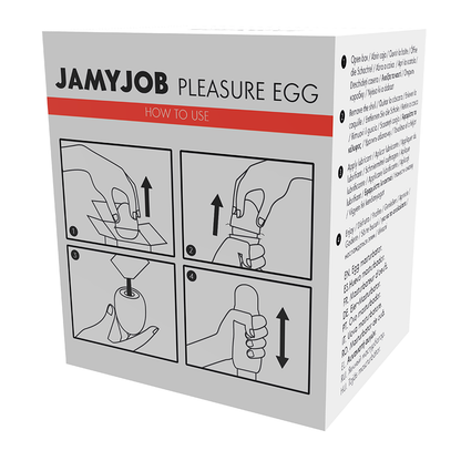 JAMYJOB Discreet Red Egg – Materiale medico regolabile per un piacere personalizzato