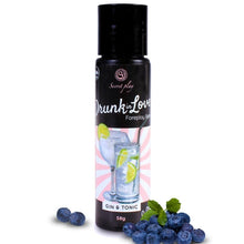 Comprar SECRETPLAY Lubricante Drunk In Love Gin Tonic 60 ML – 100 Por Ciento Comestible Sin Alcohol Para Placer Intimo-Noxtic