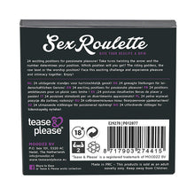 Comprar Tease and Please Sex Roulette – Juego Divertido Para Desafíos Eróticos Sorprendentes-Noxtic