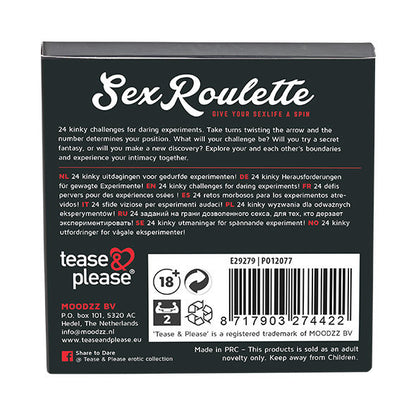 Comprar Tease and Please Juego de Ruleta – Desafíos Eróticos Para Encender la Pasión-Noxtic