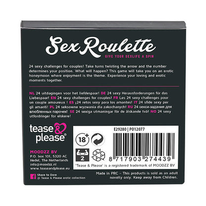 Comprar Tease and Please Sex Roulette – Juego Interactivo Para Reavivar la Pasión en Pareja-Noxtic