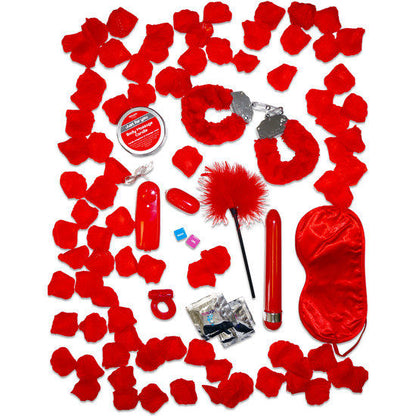 Cofanetto regalo TOYJOY Just For You Red Romance: un'esperienza romantica per coppie con sorprese sensuali