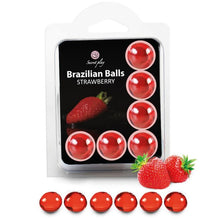 Comprar SECRETPLAY Set 6 Brazilian Balls Fresa – Lubricación Creativa Para Momentos Especiales-Noxtic