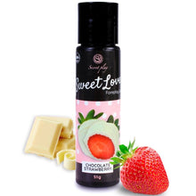 Comprar SECRETPLAY Gel Sweet Love Fresa Y Chocolate Blanco 60 Ml – Gel Comestible Con Deliciosos Sabores Para Momentos Especiales-Noxtic