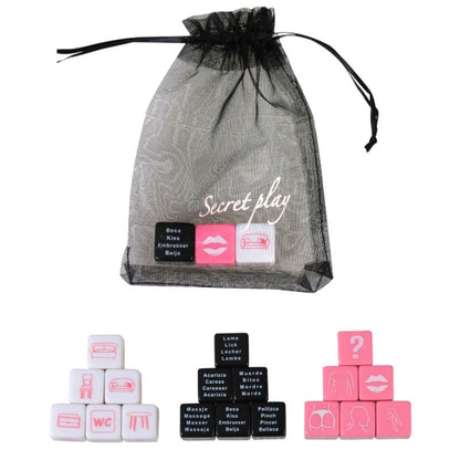 SECRETPLAY Juego 3 Dados – Diversión Interactiva Para Explorar Tu Placer Íntimo