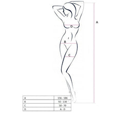 Comprar PASSION Cuerpo En Red BS055 Negro Talla Única – Diseño Sexy Con Abertura Para Mayor Comodidad-Noxtic