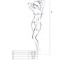 Comprar PASSION Cuerpo En Red BS055 Negro Talla Única – Diseño Sexy Con Abertura Para Mayor Comodidad-Noxtic