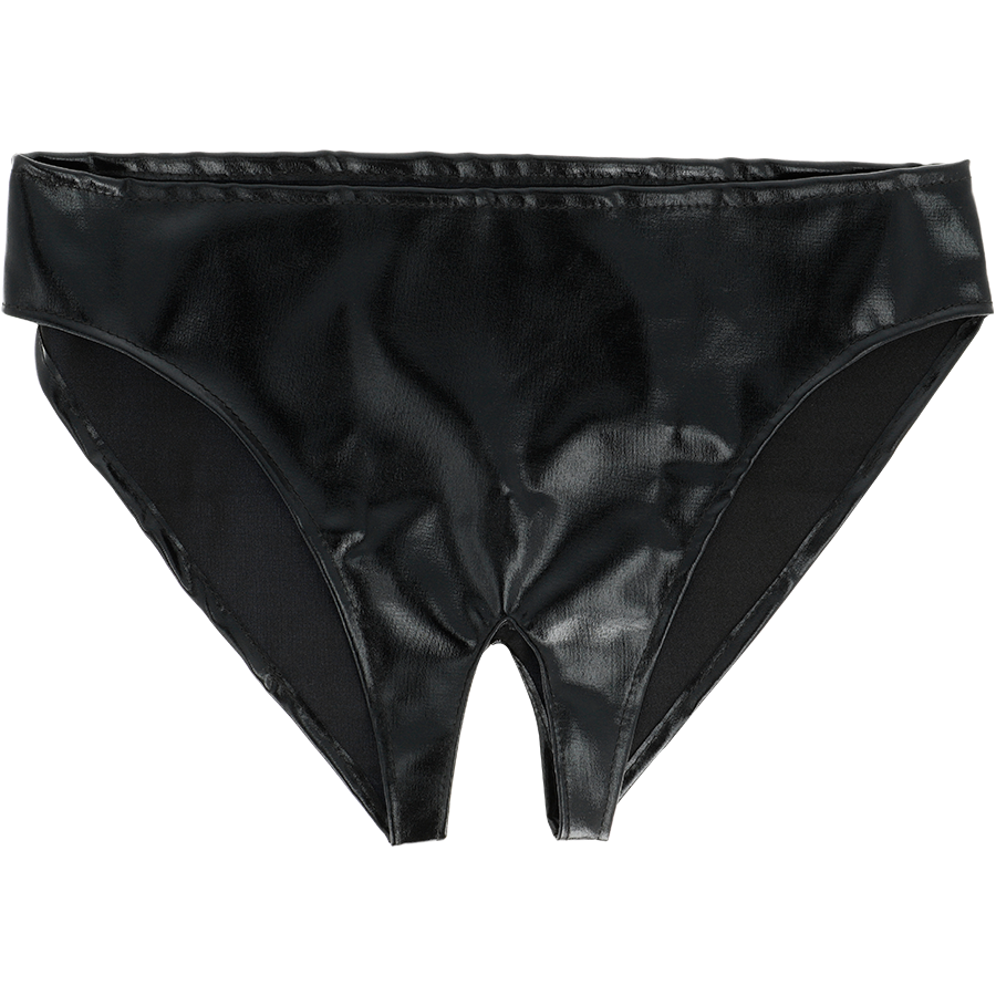 DARKNESS Panties Con Abertura Unisex Talla Única – Diseño Fetish Para Explorar Fantasías