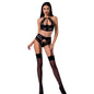 Comprar PASSION Woman Scarlet Set Negro L XL – Lencería Elegante Que Realza Tu Figura-Noxtic