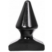 All Black Plug Anal 17 Cm – Diseño Cono Para Fácil Inserción Y Placer Optimo