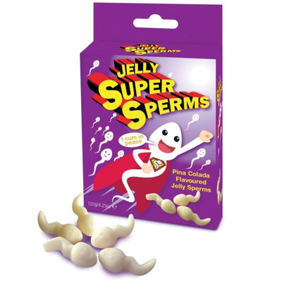 Comprar SPENCER & FLEETWOOD Gominolas Jelly Super Sperm 120 Gr – Divertido Diseño Para Disfrutar Con Sabor-Noxtic
