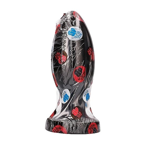 ALL BLACK Plug Anal 21 Cm – Diseño Suave Con Surcos Sensacionales Para Placer Intenso