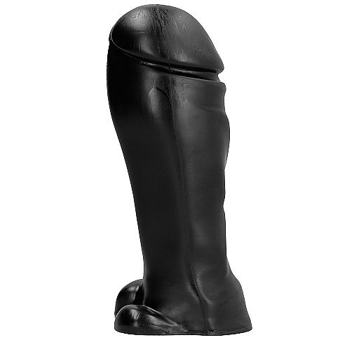 Punta larga All Black Dong da 22 cm: design solido per utenti esperti