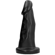 All Black Dong 27 cm – Dildo con design curvo per un comfort ottimale
