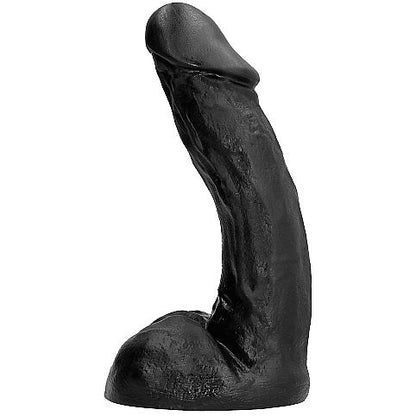 All Black Dong 28 cm – Giocattolo erotico con design curvo per un'esplorazione profonda