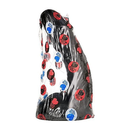 All Black Dong 28 cm – Giocattolo erotico con design curvo per un'esplorazione profonda