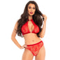 Comprar Leg Avenue Set Dos Piezas Panties Y Top Cuello Halter Negro M/L – Conjunto Elegante Para Máxima Comodidad-Noxtic
