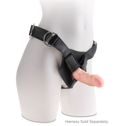 KING COCK Dildo a Tripla Densità 15 CM – Design con Asta Interna Rigida e Pelle Morbida per un Piacere Ottimale