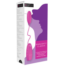 B SWISH Bnaughty Classic Vibrating Bullet Cerise – Masajeador Silencioso Con Cinco Funciones Únicas