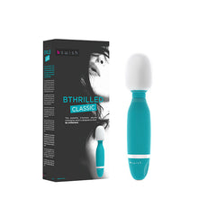 B SWISH Bthrilled Classic Wand Vibrator Jade – Masajeador Impermeable Con Cabeza Suave De Silicona