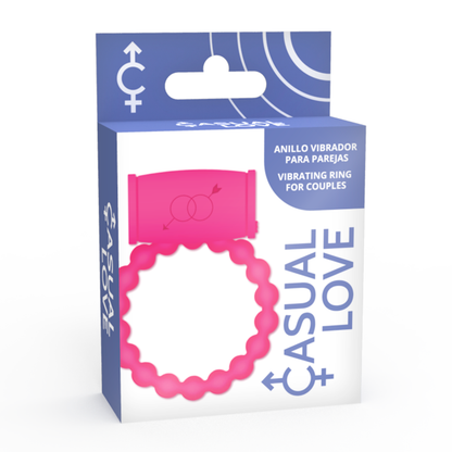 CASUAL LOVE Anillo Vibrador Rosa – Estimulador Flexible Para Mayor Placer