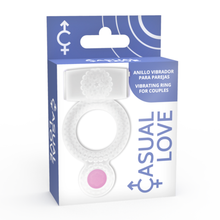Comprar CASUAL LOVE Ring Double Pleasure – Anillo Transparente Para Disfrute Compartido-Noxtic