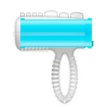 Comprar Casual Love Ring Tongue Vibrating Azul – Juguete Erótico Con Diseño Adaptable Para Placer Único-Noxtic