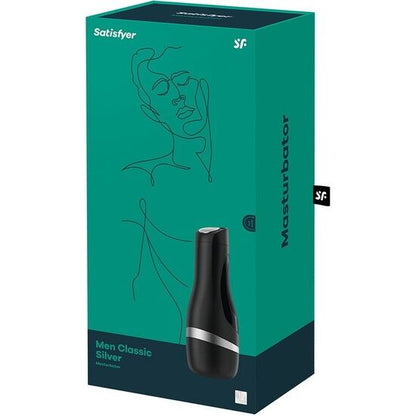 Satisfyer Men Classic Masturbator Nero – Design elegante per un'esperienza di piacere unica
