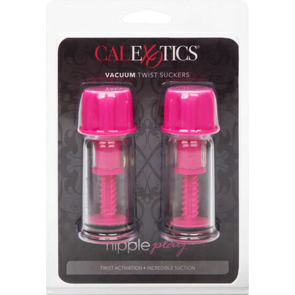 CALEXOTICS Vacuum Twist Rosa – Succionadores Con Diseño Innovador Para Placer Intenso