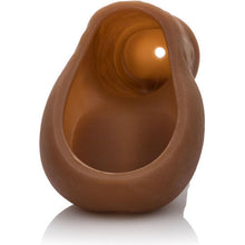 CALEXOTICS Guaina per Pene Pee Packer Marrone – Silicone Medico Ipoallergenico per la Libertà Sensoriale