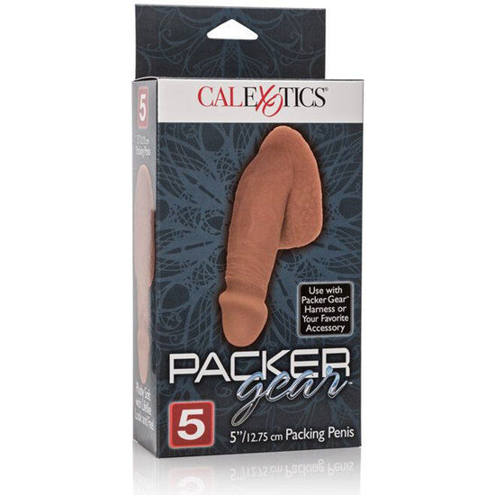 CALEXOTICS Confezione per pene realistico 14,5 cm Marrone - Design morbido per una vestibilità comoda