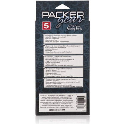 Comprar CALEXOTICS Packing Pene Realista 14.5 cm Marrón – Diseño Suave Para Un Ajuste Cómodo-Noxtic