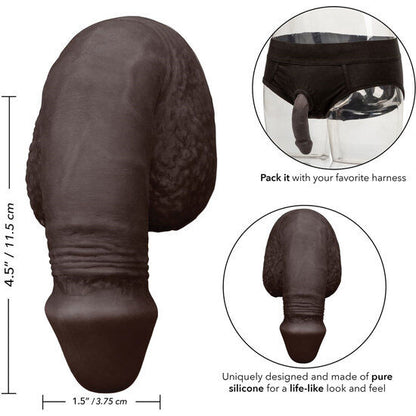 Comprar CALEXOTICS Packing Penis De Silicona 12.75cm Negro – Diseño Suave Con Comodidad Para Uso Prolongado-Noxtic