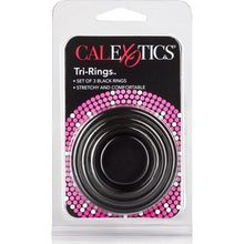 Comprar CALEXOTICS Set Tres Anillas Negro – Anillas Para Erecciones Firmes Y Duraderas-Noxtic