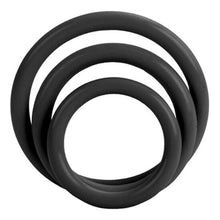 Comprar CALEXOTICS Set Tres Anillas Negro – Anillas Para Erecciones Firmes Y Duraderas-Noxtic