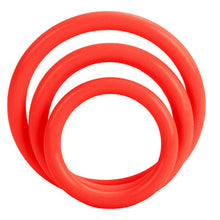 Comprar CALEXOTICS Set Tres Anillas Erección Rojo – Silicona Médica Hipoalergénica Para Mejora del Placer Intimo-Noxtic