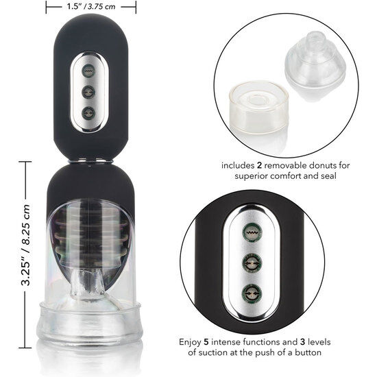 Comprar CALEXOTICS Get Hard Head Pump Set – Bomba Automática Para Experiencia Mejorada De Placer-Noxtic