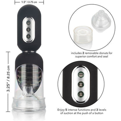 Comprar CALEXOTICS Get Hard Head Pump Set – Bomba Automática Para Experiencia Mejorada De Placer-Noxtic