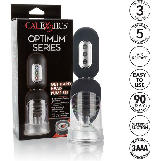 Comprar CALEXOTICS Get Hard Head Pump Set – Bomba Automática Para Experiencia Mejorada De Placer-Noxtic