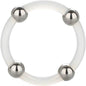 Comprar CALEXOTICS Anillo De Silicona Con Cuentas De Acero Talla L – Anillo Ultra Elástico Para Mayor Placer Compartido-Noxtic