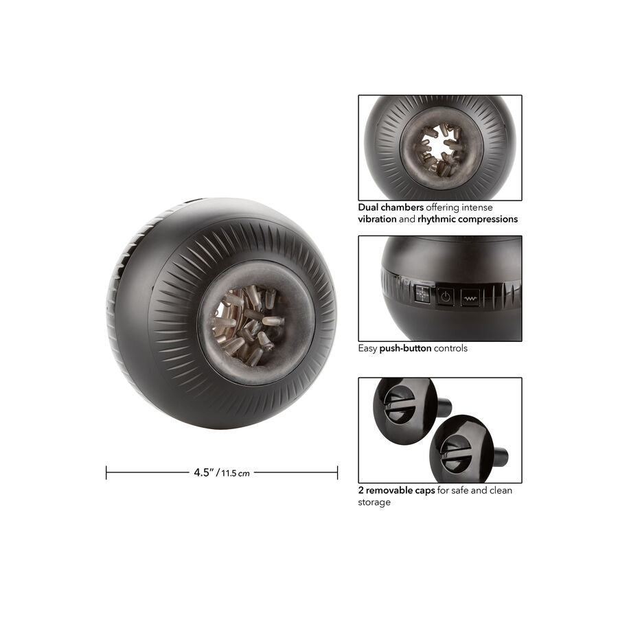 Comprar CALEXOTICS Optimum Power Masturbador Masculino – Dispositivo Con 10 Funciones De Vibración Y Compresión Personalizable-Noxtic