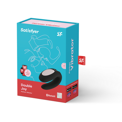 SATISFYER - DOUBLE JOY CON APP MORADO